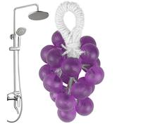 Grape-Shaped Handmade Soap - Natural Cold-Process Bar Soap for Face & Body | 25 Grape Design, Moisturizing Scented Cleanser | Ideal for Dry Skin, Shower, Travel, Gift for Women, Men, Birthday