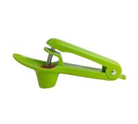 Grape Slicer for Toddlers and Baby, Cherry Tomato Strawberry Cutter, Stainless Steel Fruit Slicer Tool for Salad, Cake Decoration, Kitchen Gadget - 140g, 20.5×8×3.8cm (Green)