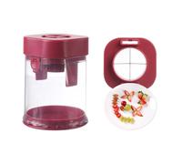 Grape Slicer Press Type Strawberry Fruit Slicing Sorting Device Labor-saving To Gadget Easy Cutting Food Release