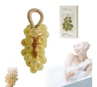 Grape Soap, 2026 New Grape Soap on a Rope, Personalized Original Handmade Crystal rape oap, Decorative for Washing Hands and Bath (yellow)