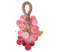 Grape Soap, 25-Piece Handmade Crystal Solid Shampoo Bar with Rose, Peach, Lavender Fragrance, Simulated Grape Bunch Soap, for Body, Hand, Skin, Shower, Travel