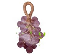 Grape Soap, 25-Piece Handmade Crystal Solid Shampoo Bar with Rose, Peach, Lavender Fragrance, Simulated Grape Bunch Soap, for Body, Hand, Skin, Shower, Travel