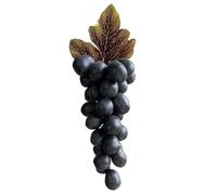 Grape Soap for Face Washing, grape soap On A Rope, Handmade Grapes-Shaped Soaps, Natural Cold Process Artisan Soaps for Body Shower,Purple (Black (bitter orange blossom flavor))