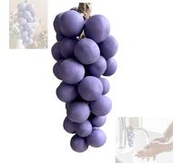 Grape Soap for Face Washing, grape soap On A Rope, Natural Cold Process Artisan Soaps,for Men Women Hand, Face, Body Bathing，Exquisite Home Decor and Gift Choice,Purple