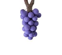 Grape Soap Grape Soap on a Rope, Handmade Bunch Shaped Bar, Green Cold Process Artisan Soaps, Natural Manual Grape-shaped Soaps for Washing Hands and Fresh Air (20, Purple)
