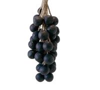 Grape Soap Grape Soap on a Rope, Handmade Bunch Shaped Bar, Green Cold Process Artisan Soaps, Natural Manual Grape-shaped Soaps for Washing Hands and Fresh Air (40, Black)