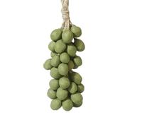 Grape Soap Grape Soap on a Rope, Handmade Bunch Shaped Bar, Green Cold Process Artisan Soaps, Natural Manual Grape-shaped Soaps for Washing Hands and Fresh Air (40, Green)