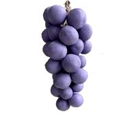 Grape Soap Grape Soap on a Rope, Handmade Bunch Shaped Bar, Green Cold Process Artisan Soaps, Natural Manual Grape-shaped Soaps for Washing Hands and Fresh Air (40, Purple)