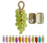 Grape Soap, Grape Soap on a Rope, Hang Decorations, for Home Travel Men Women (#09)