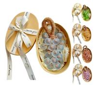 Grape Soap, Handcrafted Grapes Soap on a Ropes, Cluster Shaped Decor & Aromatic Soaps, for Hand Washing, Air Freshening, or Decoration (Blue (Mint scent))