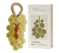 Grape Soap,Handmade Grape Soap on a Rope,Crystal G-rape Gentle Cleansing S-oap,Decorative & Aromatic S-oaps for Washing Fresh Air,Lasting Fragrance Christmas Birthday Gift for Men and Women
