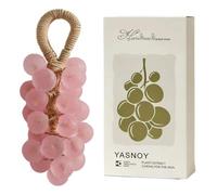 Grape Soap,Handmade Grape Soap on a Rope,Crystal G-rape Gentle Cleansing S-oap,Decorative Aromatic & S-oaps Fres For Washing