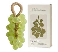 Grape Soap,Handmade Grape Soap on a Rope,Crystal G-rape Gentle Cleansing S-oap,Decorative & Aromatic S-oaps for Washing Fresh Air,Lasting Fragrance Christmas Birthday Gift for Men and Women