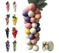 Grape Soap On A Rope, Advanced Handcrafted Grapes Soap, Infused natural fragrance. for Washing Hands and Fresh Air (Mixed Colors)