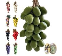 Grape Soap On A Rope, Advanced Handcrafted Grapes Soap, Infused natural fragrance. for Washing Hands and Fresh Air (Green - Jasmine)