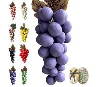 Grape Soap On A Rope, Advanced Handcrafted Grapes Soap, Infused natural fragrance. for Washing Hands and Fresh Air (Purple - Lavender)