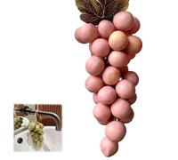 Grape Soap on a Rope, Advanced Handmade Soap, Handmade DIY Exquisite Home Decor and Gift Choice, Washing Hands and Fresh Air (Pink)