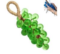 Grape Soap On A Rope, Crystal Grape Soap for Hand Face, Handmade Natural Cold Process Soaps with Light Fruity Aroma (Green)