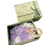 Grape Soap on a Rope Decorative Aromatic Grape Soaps Bar for Home Travel Men Women Washing Hands Purple