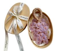 Grape Soap on a Rope Decorative Natural Aroma 25 Grapes Handmade Soap for Men and Women, Hand & Body & Face, Purple