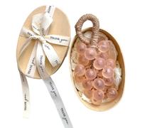 Grape Soap on a Rope, Decorative Natural Aroma Handmade Soap for Men and Women, Hand & Body & Face, Style-1