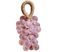 Grape Soap on a Rope Exquisite Decorative Aromatic Soaps Bar for Home Bathroom Travel Men Women Washing Hands 180g Purple