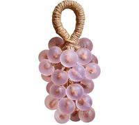 Grape Soap on a Rope Exquisite Decorative Aromatic Soaps Bar for Home Travel Men Women Washing Hands 180g Purple Grape Soap, on a Rope, on, on for Women
