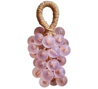 Grape Soap on a Rope Exquisite Decorative Aromatic Soaps Bar for Home Travel Men Women Washing Hands 180g Purple