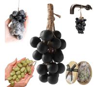Grape Soap On A Rope,Grape Cluster Soap,Handcrafted G rapes Soape On A Ropes Bunch Shaped,Advanced Handmade Soa p,Washing Hands and Fresh Air,Home Decor Gift Choice