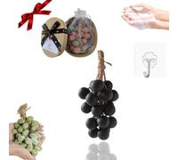 Grape Soap on a Rope, Grape Cluster Soap, Handcrafted Grapes Soaps, Advanced Handmade Soaps, for Face, Body and Hands, Cleansing Moisturizing Skin Care, with Gift Box (20pcs,B)
