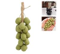 Grape Soap on a Rope,Grape Cluster Soap,Handmade Face and Body Bath Grapes Soaps for Shower,Natural Cold Process Soaps,Grapes Shaped S oap For Kitchens Or Bathrooms Faucet