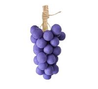 Grape Soap on a Rope, Grape Cluster Soap, Handmade Grapes-Shaped Soaps, for Washing Hands and Fresh Air (20, Purple)