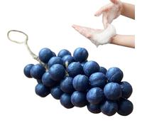 Grape Soap on a Rope, Grape Cluster Soap, Handmade Grapes-Shaped Soaps, Grape Cluster Artisan Soap Bar, Decorativesoap Bars, Natural Aroma Skin Cleanse for Face, Body Shower and Hands (1, Purple)