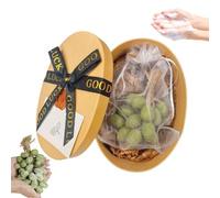 Grape Soap on a Rope, Grape Cluster Soap, Handmade Grapes Shaped Soaps, Natural Cold Process Artisan Soaps, for Washing Hands and Fresh Air Men Women (green,40pcs Gift box)