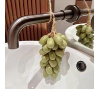 Grape Soap On A Rope, Grape Cluster Soap, Handmade Grapes Shaped Soaps, Natural Face & Body Bath Bunch Soaps for Kitchens Or Bathrooms Faucet, Say Goodbye To The Messy Box, for Men Women
