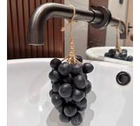 Grape Soap On A Rope, Grape Cluster Soap, Handmade Grapes Shaped Soaps, Natural Face & Body Bath Bunch Soaps for Kitchens Or Bathrooms Faucet, Say Goodbye To The Messy Box, for Men Women
