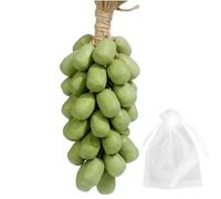 Grape Soap on a Rope, Grape Cluster Soap, Handmade Grapes-Shaped Soaps, Natural Scented Moisturizing Soaps Bar for Men and Women Gift (40-Green)