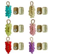 Grape Soap on a Rope, Grape Shaped Soap with Hook, Handmade Crystal Grapes Gentle Cleansing Soaps, Fresh Air, Decorative for Washing Hands and Bath, for Men and Women1 (2)