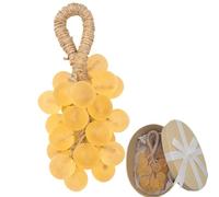 Grape Soap on a Rope, grape soap, Decorative & Aromatic Soaps, with Hook, Cold Process Method, for Washing Fresh Air (Yellow)