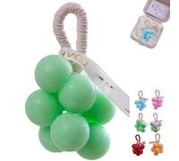 Grape Soap on a Rope, Grape Soap with Box, Decorative Soaps Bars, Gentle Cleaning, for Decoration, Fresh Air, Handwashing (Green)