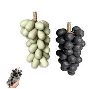 Grape Soap on a Rope, Green Natural Cold Process Artisan Grape Cluster Soap, Natural Formula and Gentle Cleansing, Exquisite Home Decor and Gift Choice for Washing Hands and Fresh Air (mix)