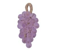 Grape Soap on A Rope - Handcrafted Decorative Crystal Grape Cluster Shaped Bath Soap, for Hand Face, Natural Cold Process, Exquisite Giftbox, Christmas Birthday Holiday Gifts for Women Men (styleM)