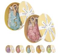 Grape Soap on A Rope, Handcrafted Grape Soap, Decorative Soaps Bars, Cold-Process Soaps for Hand Washing, Lasting Fragrance for Hand Wash, Bath, Fresh Air (2pcs-C)