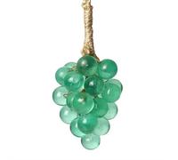 Grape Soap on a Rope - Handmade 150g Natural Cold-Process Grape-Shaped Bar with Glycerin, Gentle Moisturizing Cleanser for Sensitive Skin, Decorative Bathroom Essential and Eco-Friendly Gift (green)