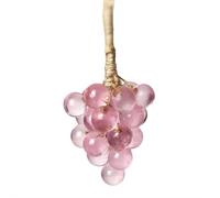 Grape Soap on a Rope - Handmade 150g Natural Cold-Process Grape-Shaped Bar with Glycerin, Gentle Moisturizing Cleanser for Sensitive Skin, Decorative Bathroom Essential and Eco-Friendly Gift (pink)