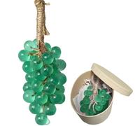 Grape Soap on a Rope - Handmade Aromatic Bar Soap Decorative for Washing Hands and Bath,Handcrafted Grape Bunch S-oap,Cold Process Bath S-oap for Skin Hydration, Gift for Men and Women