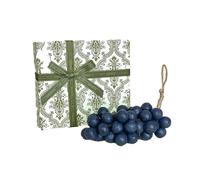 Grape Soap on a Rope, Handmade Cluster Grape Shaped Soap on Vine Bar, Boho Chic Handcrafted Grapes Soaps, Natural Cold Process Artisan Soaps for Men Women Hand, Face, Body Bathing (A)