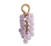 Grape Soap on a Rope, Handmade Crystal Grape Soaps, Gentle Cleansing Soap, Fresh Air, Lasting Fragrance, Decorative for Washing Hands and Bath, for Men and Women (1, Light Purple)