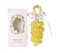 Grape Soap on a Rope, Handmade Grape Cluster Shaped Hand Soap, Aromatic Decorative Fruit Soaps Bar for Washing Hand Bath Home,Practical Gift for Home Decor Enthusiasts and Travel Use