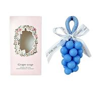 Grape Soap on a Rope, Handmade Grape Cluster Shaped Hand Soap, Aromatic Decorative Fruit Soaps Bar for Washing Hand Bath Home,Practical Gift for Home Decor Enthusiasts and Travel Use